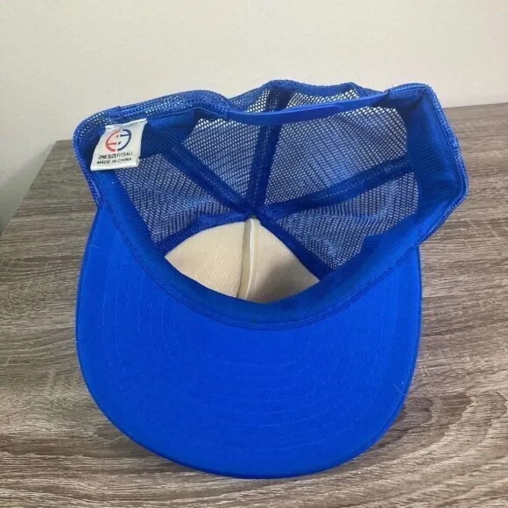 Vintage Telephone Pioneers of‎ America Life Member Trucker Hat 80s 90s Blue
